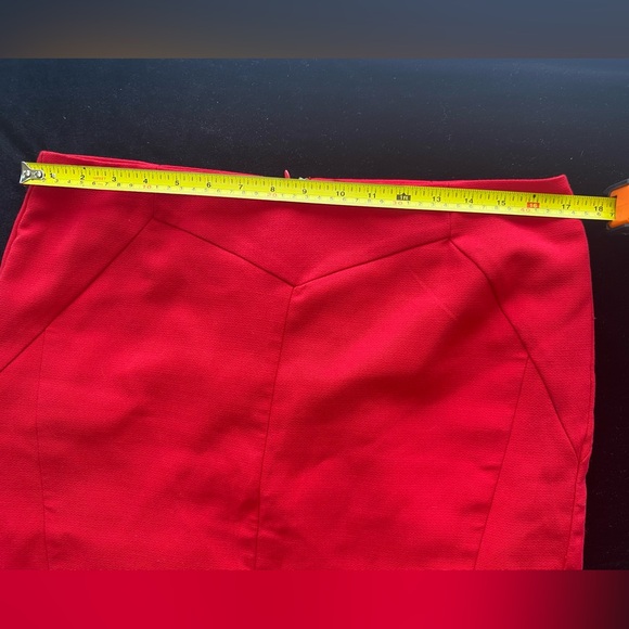 Worthington size 12 fully lined red skirt - Picture 6 of 8